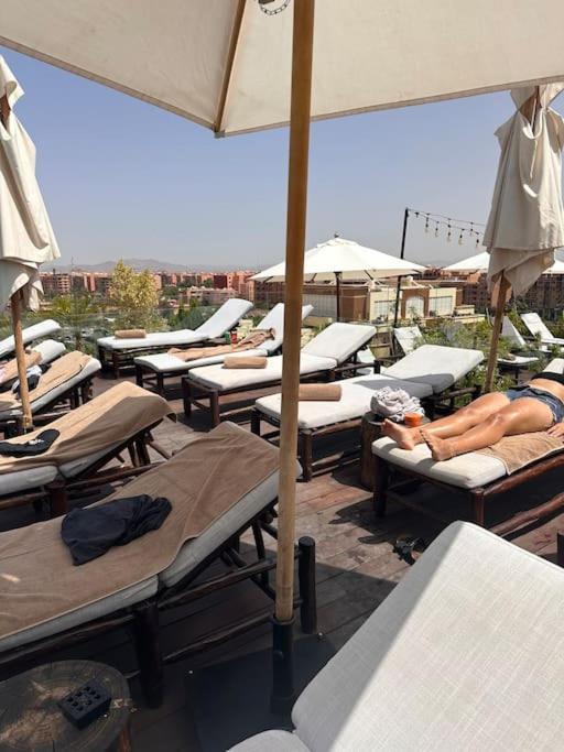 Appartement Centre Gare Gueliz Chic Et Cosy De Marrakech Marrakesh Exterior photo